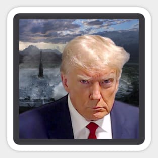 Trump Mugshot / Isengard Sticker